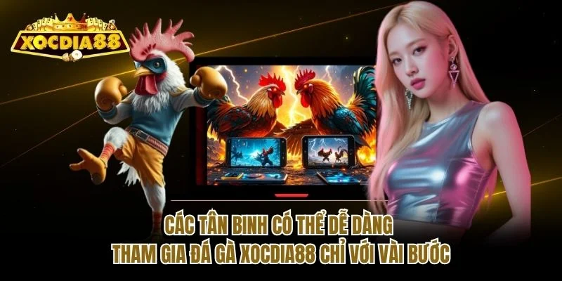 Các tân binh có thể dễ dàng tham gia Đá gà Xocdia88 chỉ với vài bước Các tân binh có thể dễ dàng tham gia Đá gà Xocdia88 chỉ với vài bước